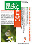 昆虫と自然 2025年7月号の表紙