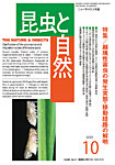 昆虫と自然 2025年10月号の表紙