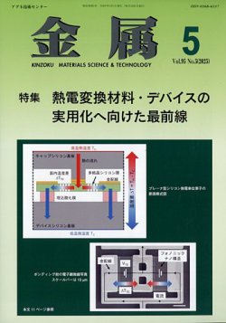 金属 2025年5月号 (発売日2025年05月01日) 表紙