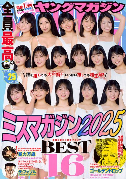 週刊ヤングマガジン 2025年6/2号 (発売日2025年05月19日) 表紙