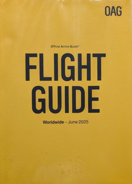 全世界　航空時刻表 （英語版） 2025年6月号 (発売日2025年06月01日) 表紙