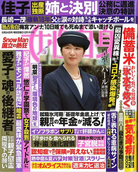週刊女性自身 2025年6/24号 (発売日2025年06月10日) 表紙