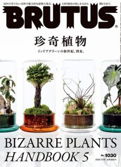 BRUTUS(ブルータス)の最新号【2025年5/15号 (発売日2025年05月01