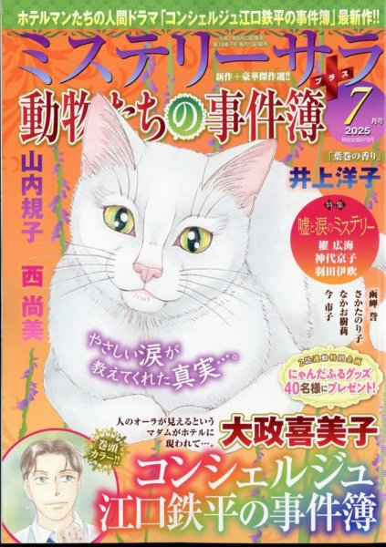 MYSTERY sara（ミステリーサラ） 2025年7月号 (発売日2025年06月13日) 表紙