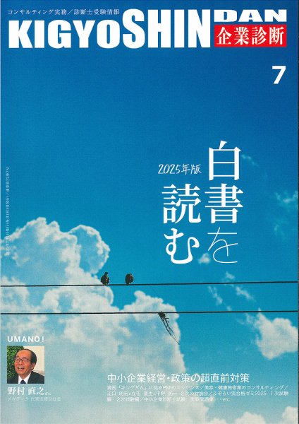 企業診断 2025年7月号 (発売日2025年06月27日) 表紙