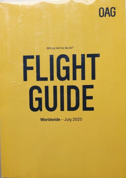 全世界　航空時刻表 （英語版） 2025年7月号 (発売日2025年07月01日) 表紙