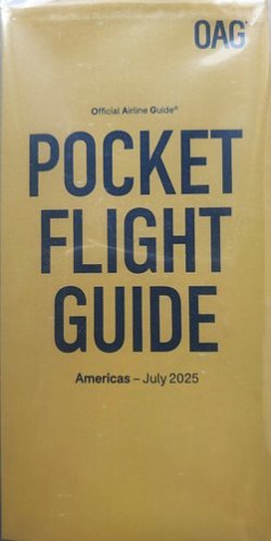 北南米 航空時刻表（英語A5版） 2025年07月01日発売号 表紙