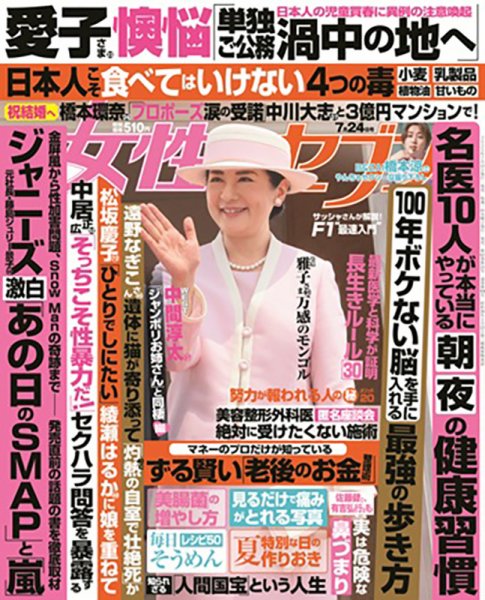 週刊女性セブン 2025年7/24号 (発売日2025年07月10日) 表紙