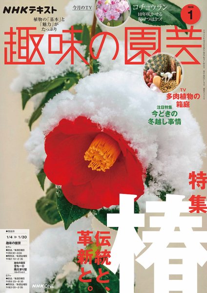 NHK 趣味の園芸 2026年1月号 (発売日2025年12月19日) 表紙