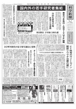 科学新聞 2025年08月08日発売号 表紙