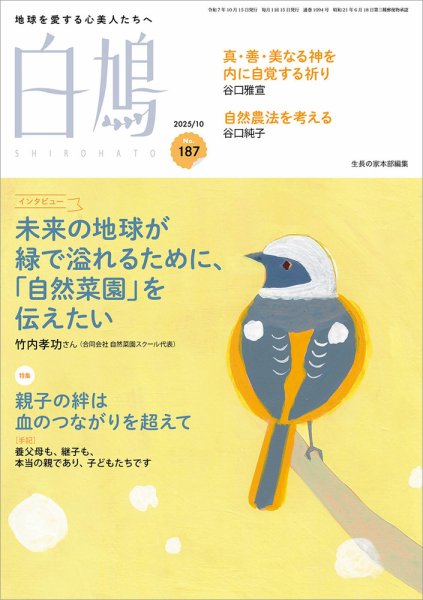 白鳩 No.187 (発売日2025年09月20日) 表紙