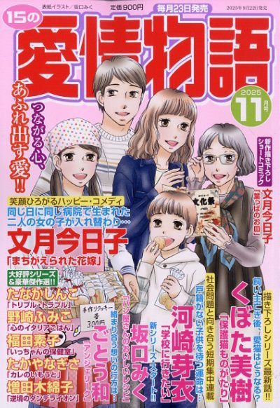 15の愛情物語 2025年11月号 (発売日2025年09月22日) 表紙