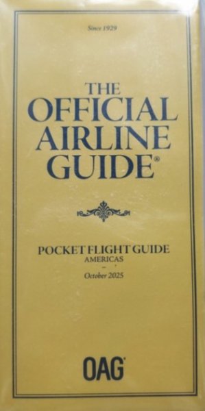 北南米 航空時刻表（英語A5版） 2025年10月号 (発売日2025年10月01日) 表紙
