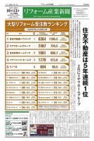 リフォーム産業新聞 25/10/13発行号 表紙