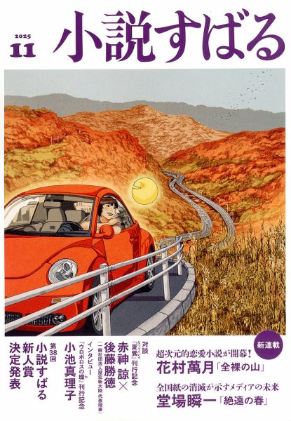 小説すばる 2025年11月号 (発売日2025年10月17日) 表紙