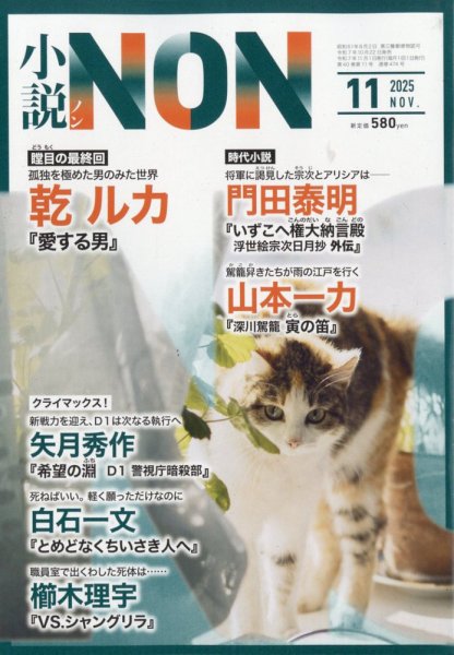 小説NON 2025年11月号 (発売日2025年10月22日) 表紙