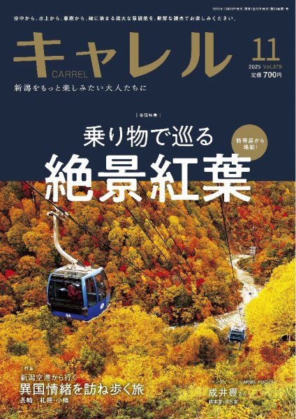 月刊キャレル（CARREL） 2025年11月号 (発売日2025年10月20日) 表紙
