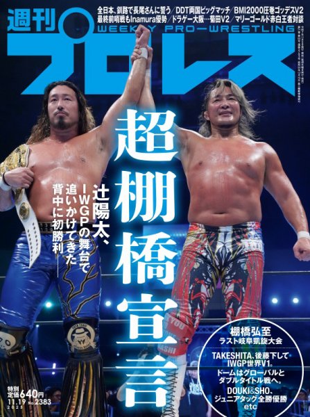 週刊プロレス 2025年11/19号 (発売日2025年11月05日) 表紙