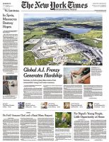 The New York Times International Weekly（ニューヨーク・タイムズ・インターナショナル・ウイークリー） 2025年11月2日号 表紙