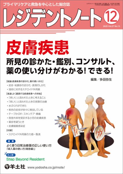 レジデントノート Vol.27No.13 (発売日2025年11月10日) 表紙