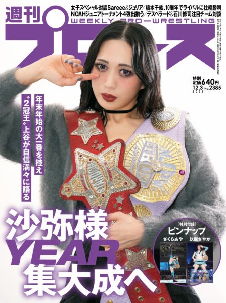 週刊プロレス 2025年12/3号 (発売日2025年11月19日) 表紙