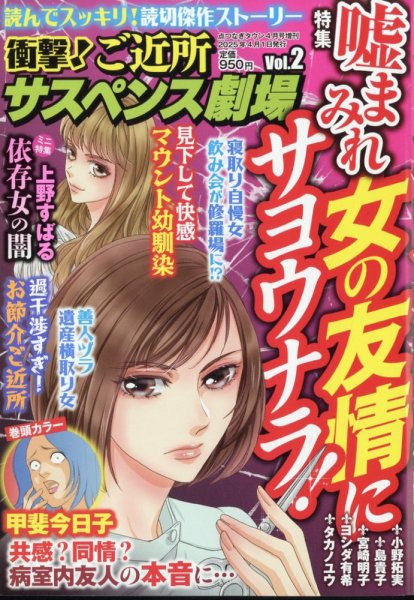 衝撃！ご近所サスペンス劇場 Vol.2 (発売日2025年02月25日) 表紙