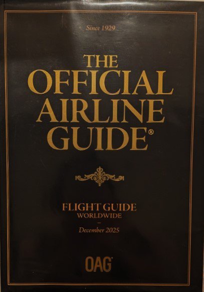 全世界　航空時刻表 （英語版） 2025年12月号 (発売日2025年12月01日) 表紙