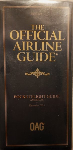 北南米 航空時刻表（英語A5版） 2025年12月号 (発売日2025年12月01日) 表紙
