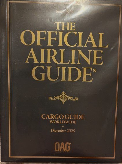 全世界版航空貨物時刻表（到着地起点） 2025年12月号 (発売日2025年12月01日) 表紙