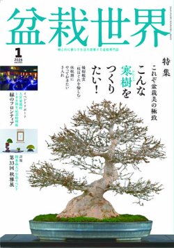 盆栽世界 2026年1月号 (発売日2025年12月04日) 表紙
