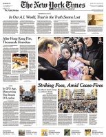 The New York Times International Weekly（ニューヨーク・タイムズ・インターナショナル・ウイークリー） 2025年12月14日号 表紙