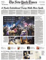 The New York Times International Weekly（ニューヨーク・タイムズ・インターナショナル・ウイークリー） 2026年1月11日号 表紙