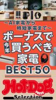 Hot-Dog PRESS Selection（ホットドッグプレスセレクション） ボーナスで今年買うべき家電ＢＥＳＴ５０ 表紙