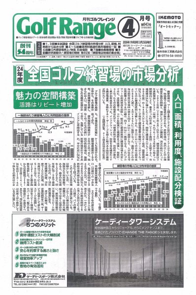 月刊ゴルフレインジ（Golf Range） 第643号 (発売日2026年03月25日) 表紙