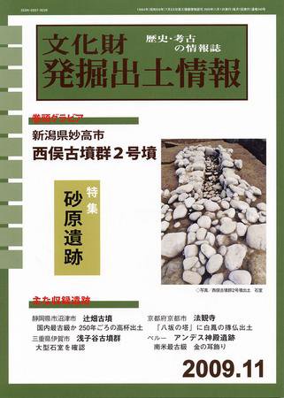 文化財発掘出土情報 11月号 (発売日2009年11月01日) 表紙
