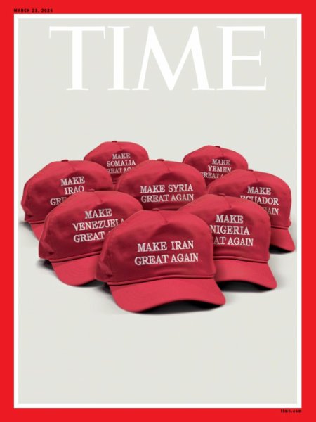 TIME March 23, 2026 (発売日2026年03月17日) 表紙