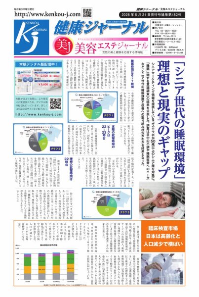 健康ジャーナル 482 (発売日2026年05月26日) 表紙