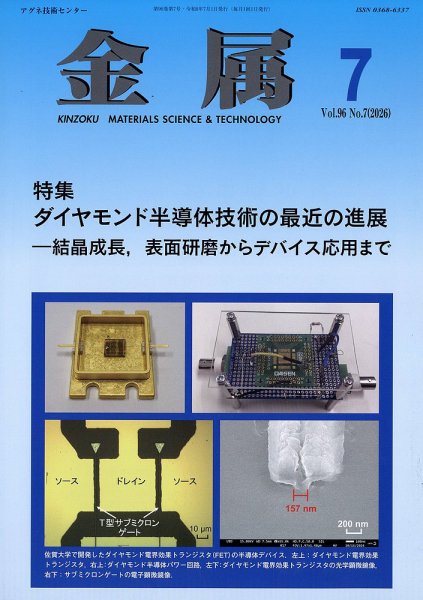 金属 2026年06月29日発売号 表紙