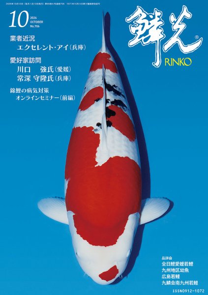 鱗光 2026年09月15日発売号 表紙
