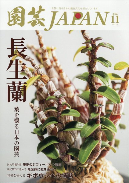 園芸Japan 2026年11月号 (発売日2026年10月09日) 表紙