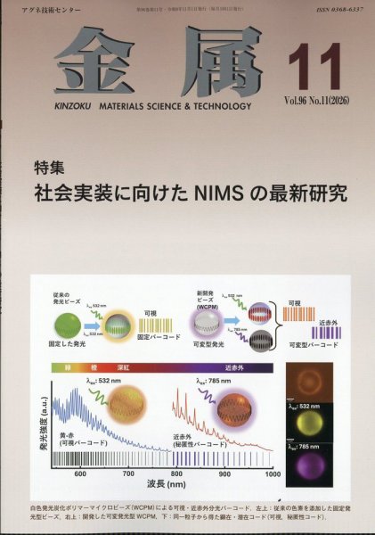 金属 2026年11月号 (発売日2026年10月28日) 表紙
