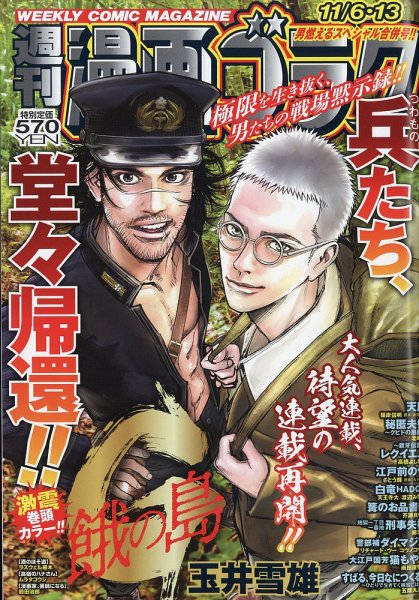 週刊漫画ゴラク 2026年11/13号 (発売日2026年10月23日) 表紙