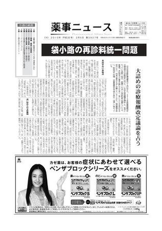 薬事ニュース 2010/02/05 (発売日2010年02月05日) 表紙