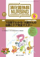 消化器ナーシング 11月号 表紙