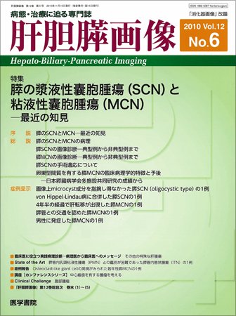 肝胆膵画像 Vol.12 No.6 (発売日2010年11月15日) 表紙