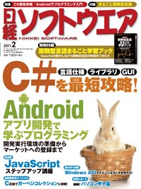 日経ソフトウエア 2月号 (発売日2010年12月24日) 表紙
