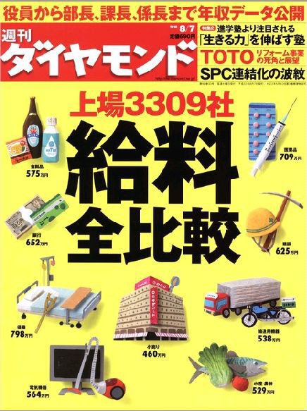 週刊ダイヤモンド（Diamond WEEKLY） 8/7号 (発売日2010年08月02日) 表紙