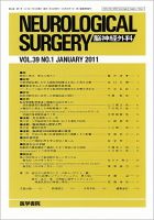 脳神経外科 Vol.39 No.1 表紙