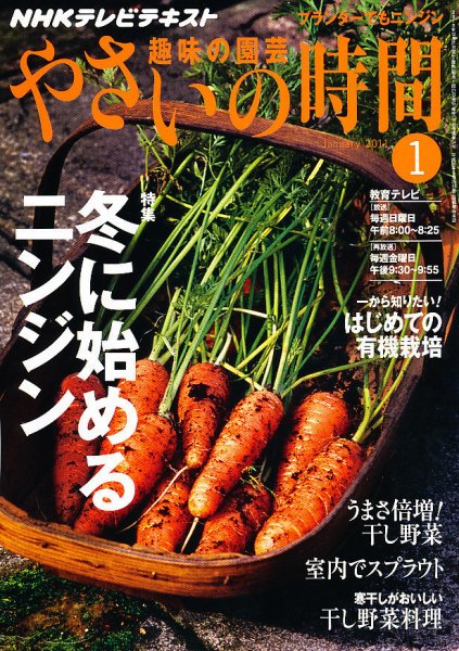 NHK 趣味の園芸 やさいの時間 1月号 (発売日2010年12月21日) 表紙