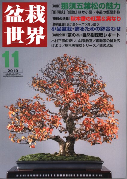 盆栽世界 2010年11月号 (発売日2010年10月06日) 表紙